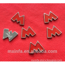 Bra accessories alphabet metal pendant